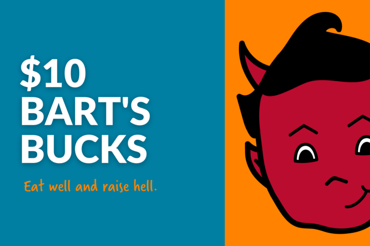 $10 Bart's Bucks eGift Card